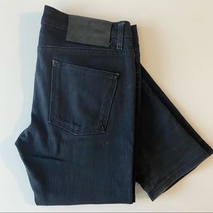 naked & famous black power stretch denim (mens)